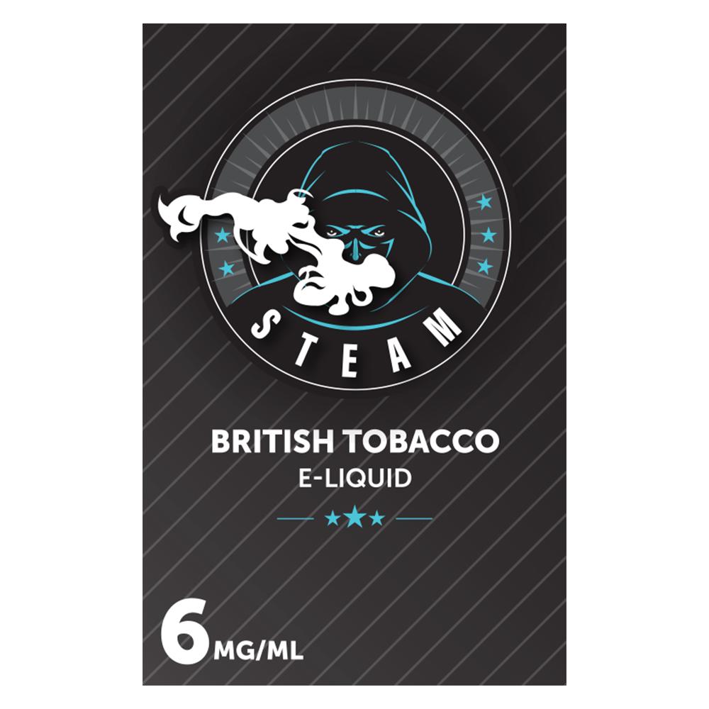 E-vedelik Steam British Tobacco 6mg
