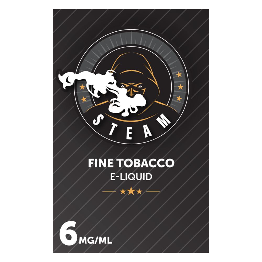 E-vedelik Steam Fine Tobacco 6 mg
