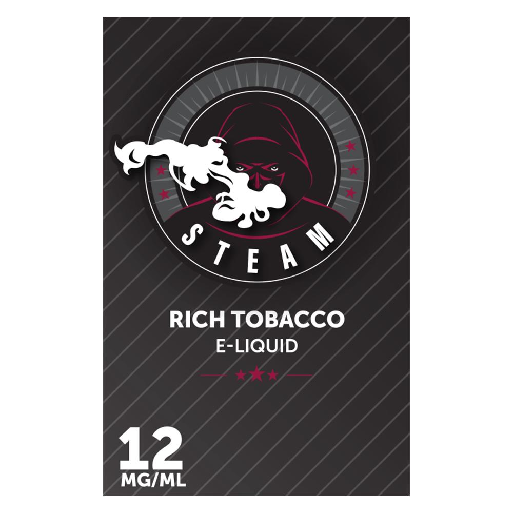 E-vedelik Steam Rich Tobacco 12 mg