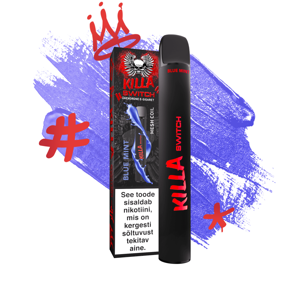 E-sigaret Killa Switch Blue Mint 20mg/2ml