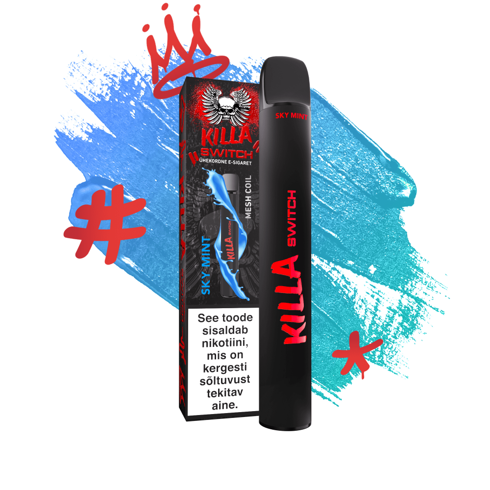E-sigaret Killa Switch Sky Mint 20mg/2ml