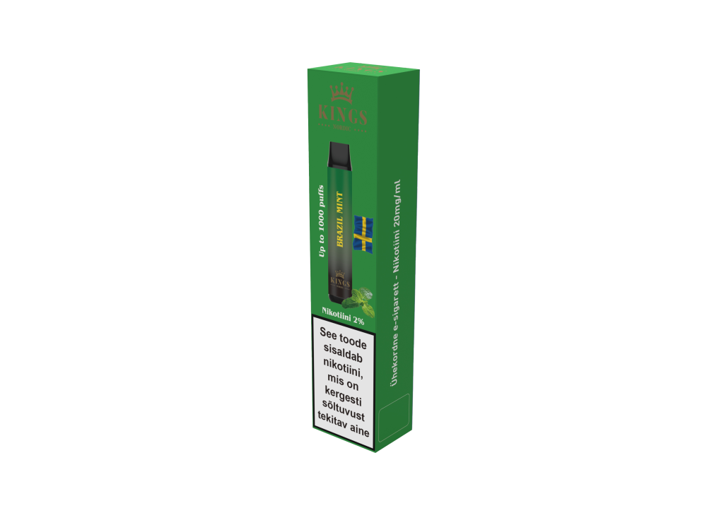 Kings Nordic e-sigaret Brazil Mint