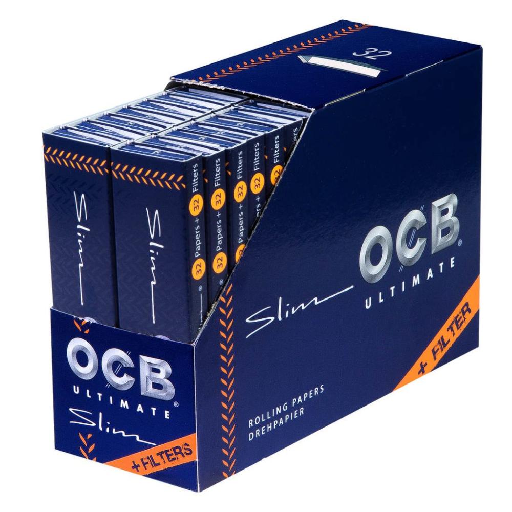 Sigaretipaber OCB Ultimate Slim+Tips