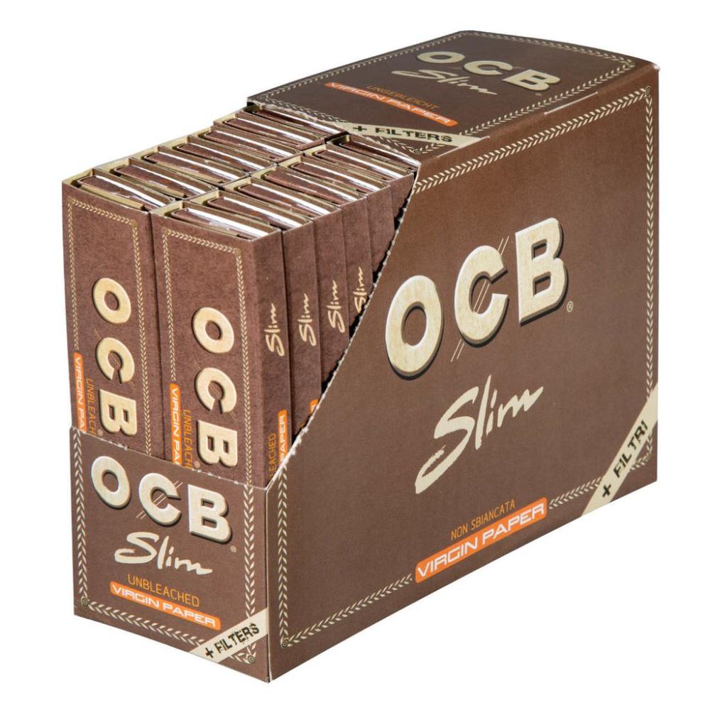 Sigaretipaber OCB VIRGIN Slim+Tips
